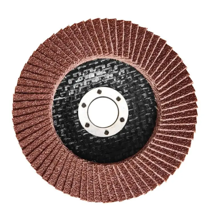 DELUN International  Standard Durable Using Abrasive Flap Wheel for Metal 4 Inch Zirconia Alumina Oxide Flap Disc
