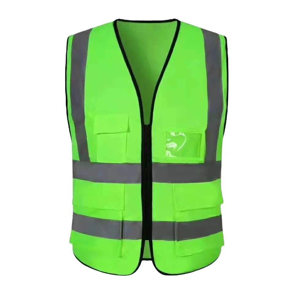 High Quality Hi Vis Reflector Jacket Reflective Safety Vest With Custom Logo