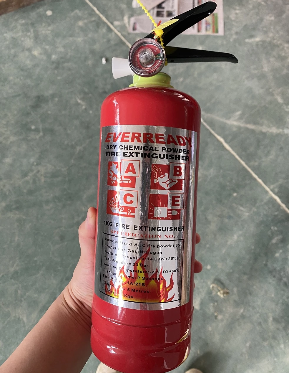 Abc Dry Powder 1kg Fire Extinguisher