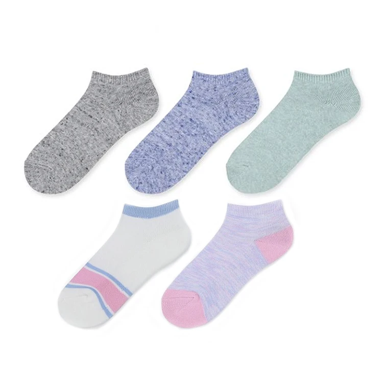 
T5- white black foot low cut thin bamboo ankle women invisible boat socks ladies cotton loafer sock girl no show socks non slip 