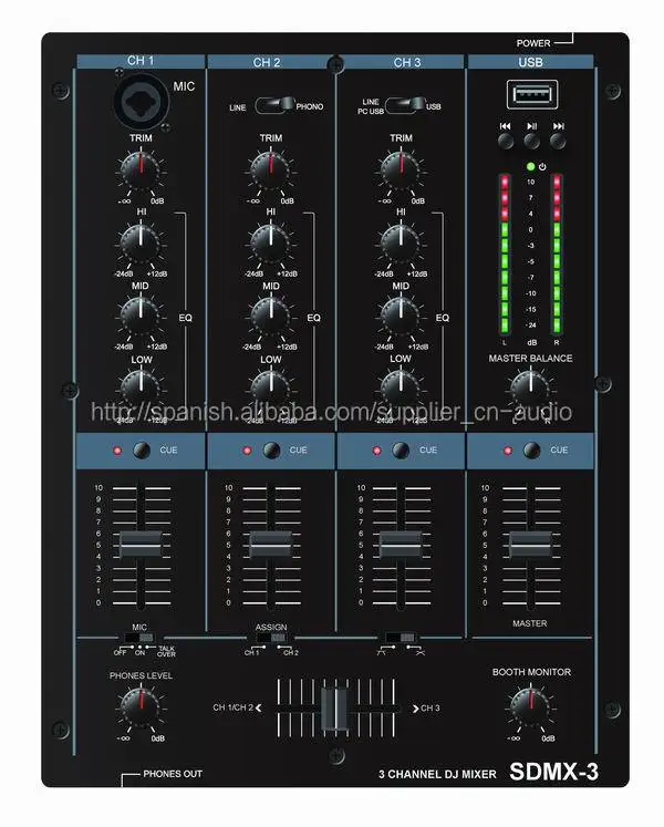 Точный профессиональный мощный микшер звуковой миксер dj консоль домашняя музыка караоке