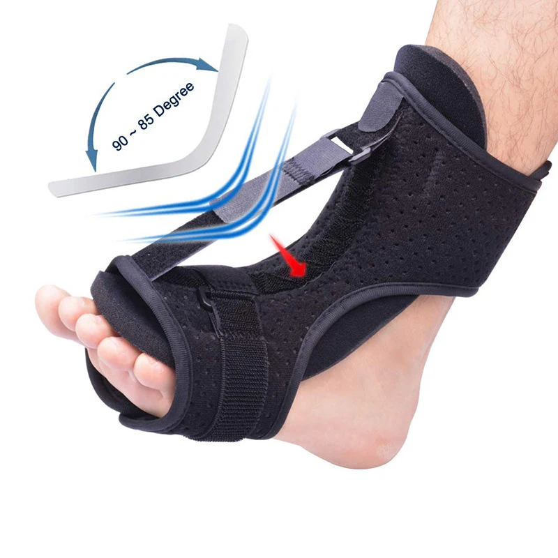 Medical Orthopedics Foot Drop Plantar Fasciitis Ankle Joint Fixation Splint Orthotic Brace Achilles Tendonitis Ankle Support