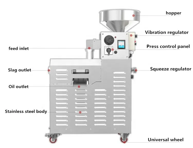 Automatic Screw Press Mustard Oil Machine/oil Extractor