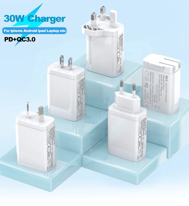 Factory Price 30w Gan Charger For Iphone Pd Charger Fast