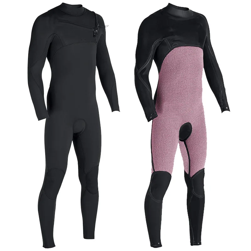 AG 5/4mm 4/3mm 3/2mm Neoprene Chest Zip Wetsuit Super Stretch Thermal Limestone One Piece Dry Surfing Suit Diving Wetsuits