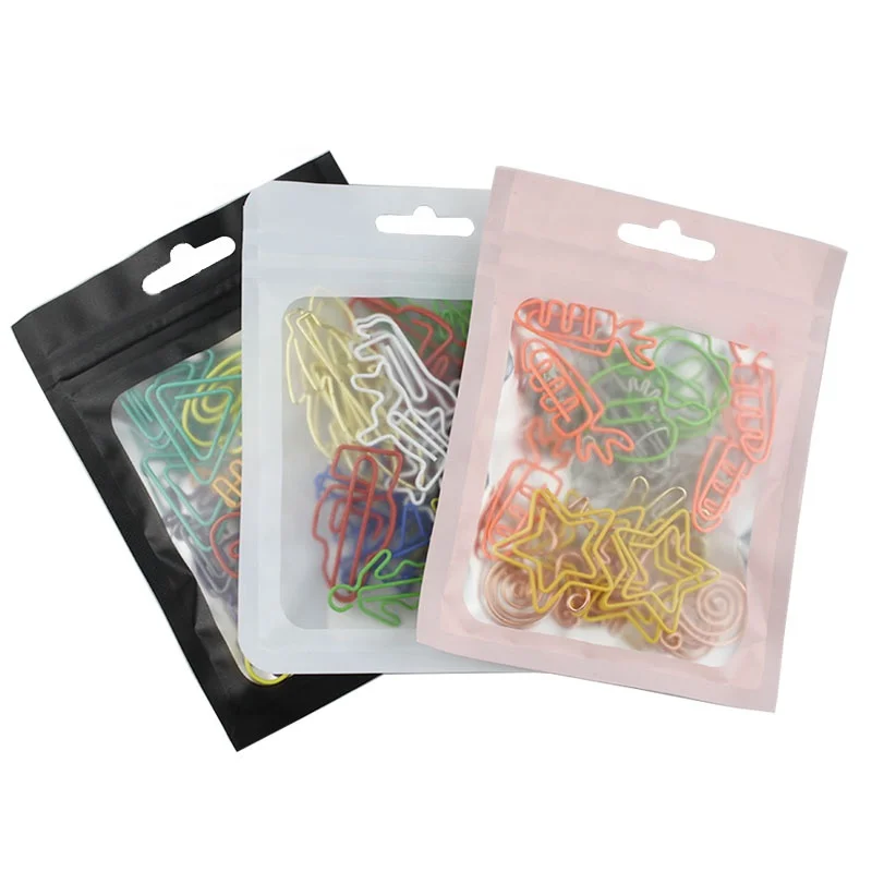 Office supplies paper clips creative metal paper clip 30pcs pocket multi - Style Cartoon shaped paper clips