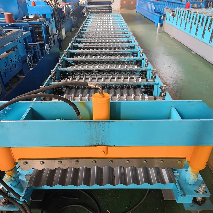 Factory Direct Sales High Quality Full Automatic 988 Corrugated Roof Sheet Roll Forming Machine