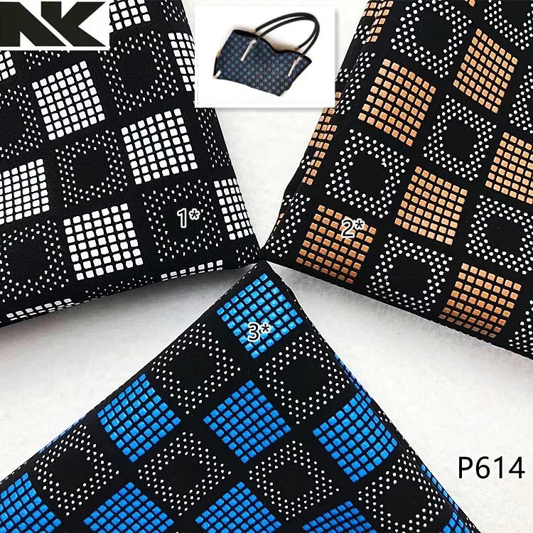 P614 Special Diamond Pad Cuero Flannel Material Multi Color Plaid Printing Faux Leather Sheets Shoes Luggage Craft Accessories