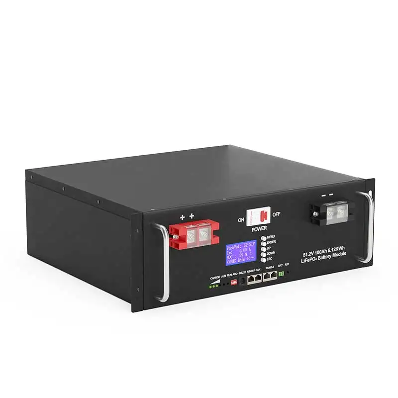 100ah 200ah 48v LifePo4 battery 5kwh 10kwh 15kwh storage battery Rack mounted 48V lifepo4 battery pack 51.2V Lithium ion battery