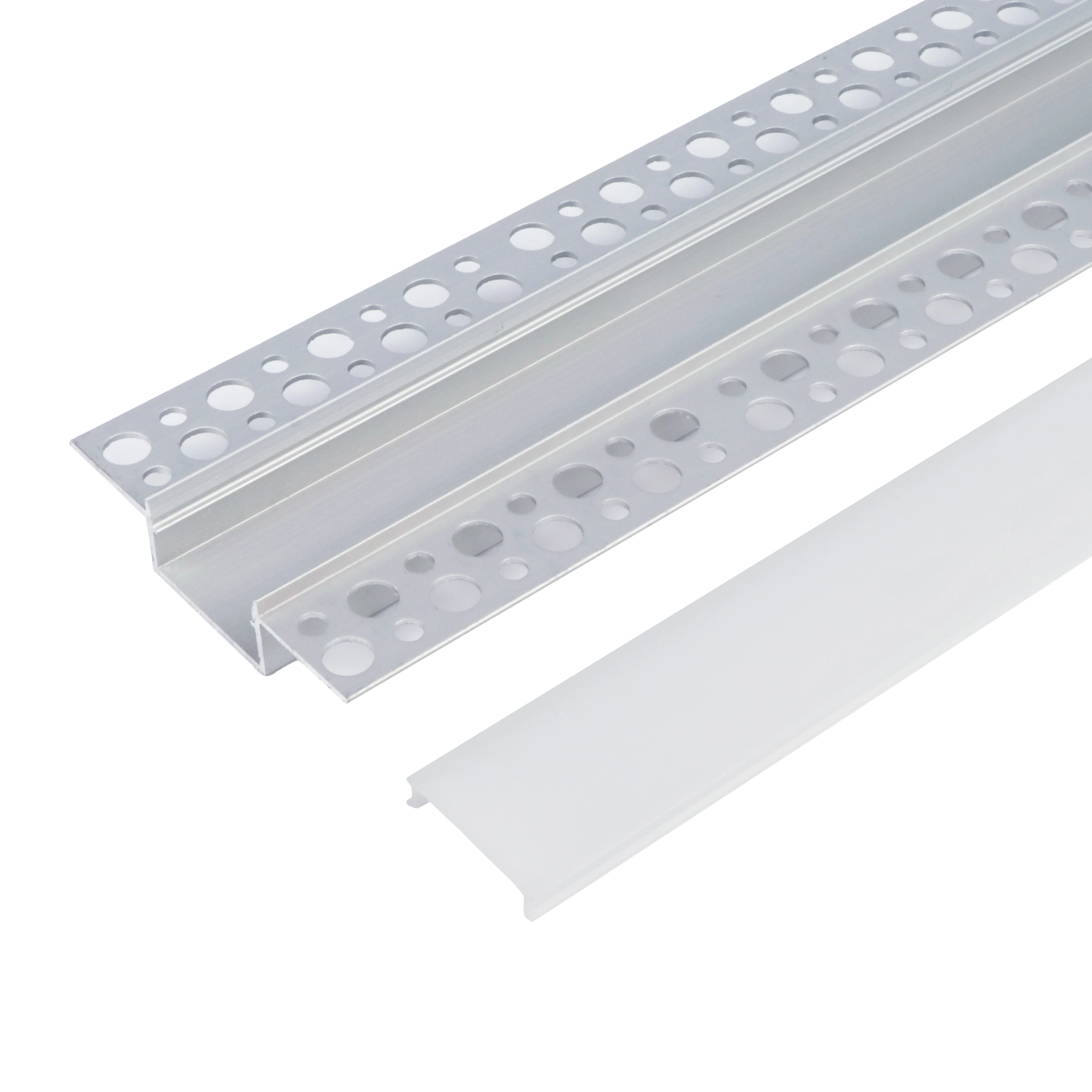 Led Strip Light Track Aluminum Profile for Led Strip Lights with Mounting Clips Accessories
