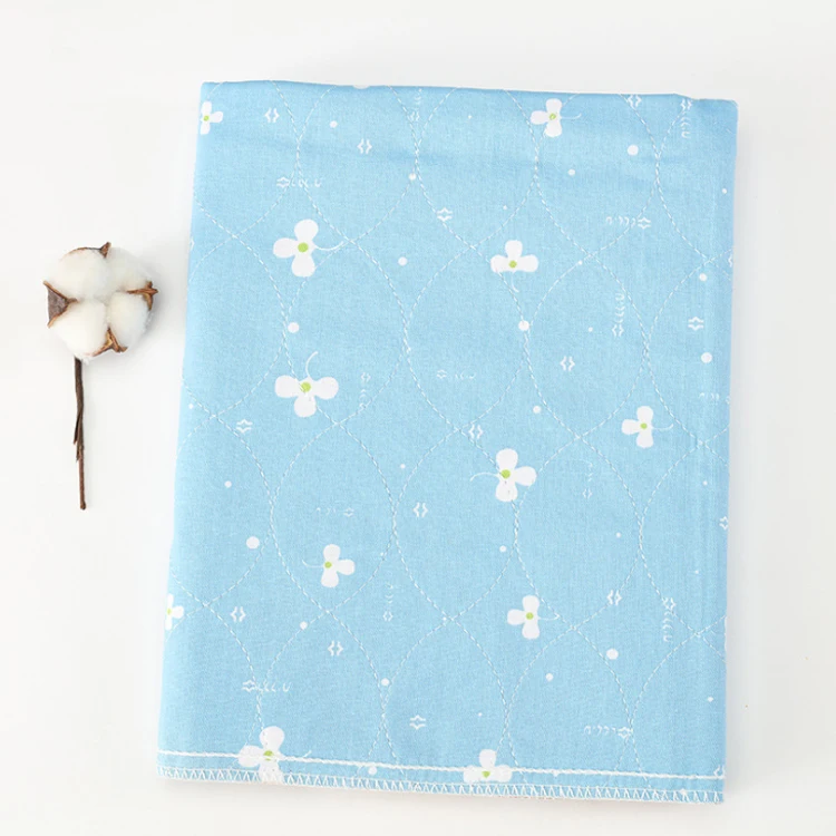 Adult Urine Pad Incontinence Mattress Waterproof Washable 4 Layers Absorbent Underpad Reusable Bed Pads Nursing Mat