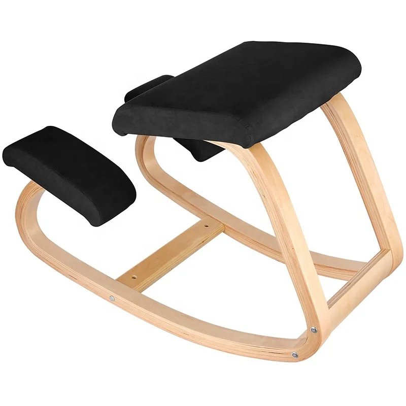 2022 hot sell Wooden Office Ergonomic Posture Kneeling Chair Healthy Back Chair for man woman  children