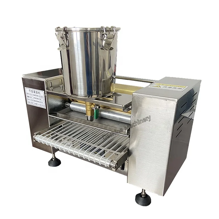 Commercial Automatic Mini Mille Crepe maker pancake Machine Thousand Layer Cake machine Egg Skin Crepe Making Machine Price