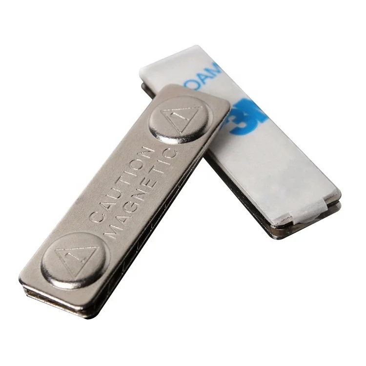 Magnetic Button Name Tag Badge Clip for PVC Nurse Doctor Meeting Badge Card Holder Pin Clip Name Badge Holder