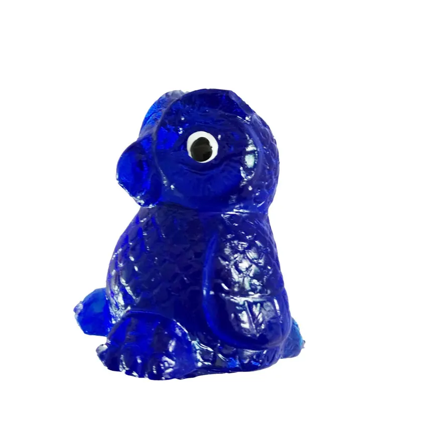 Lovely 2 inch TPR Colorful soft sticky Jelly owl  toy For vending machine capsule