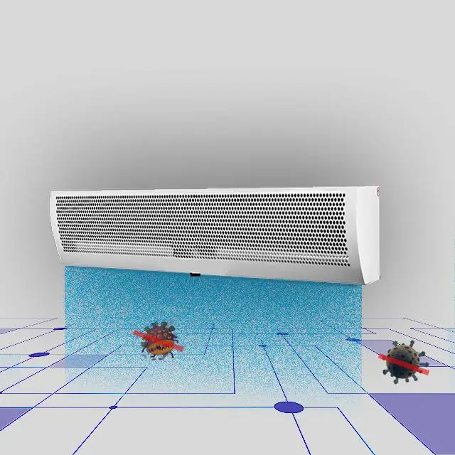 2020 New Product UV Sterilize Air Curtain  Eliminate Viruses and Bacteria Air Curtain Machine