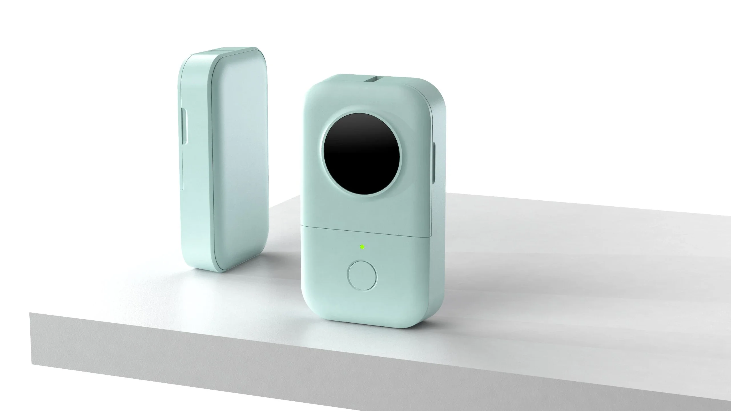 Portable Thermal Color Mini Dymo Rollo Label Printer Machine BT Sticker Barcode Qr Code Android Ios System Label Printer