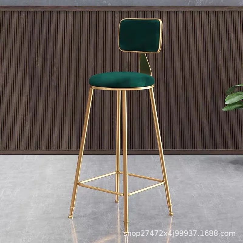 Барный стул Nordic high chair light luxury Bar