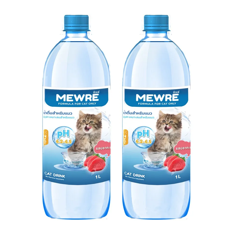 MEWRE кошка пить воду 1000 мл. Продукт для домашних животных со вкусом морской рыбы