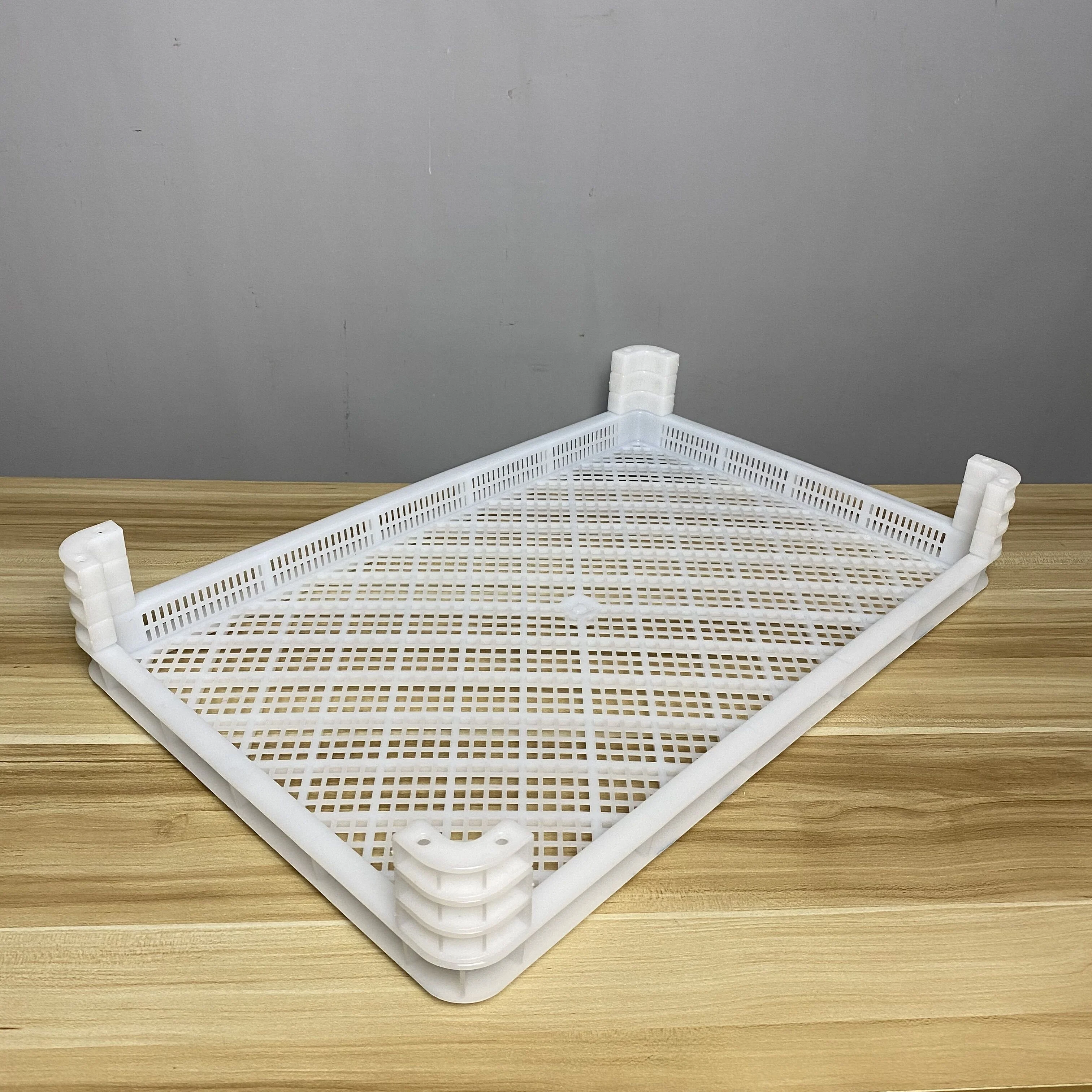 Hot Sale plastic drying pan / plate / pallet / tray For dehydrating pet food /seafood / herbs dryer