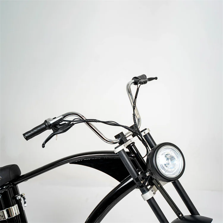 Hot Selling Vintage Style Steel 1620*250*760Mm Electric Chopper Bike For Beach