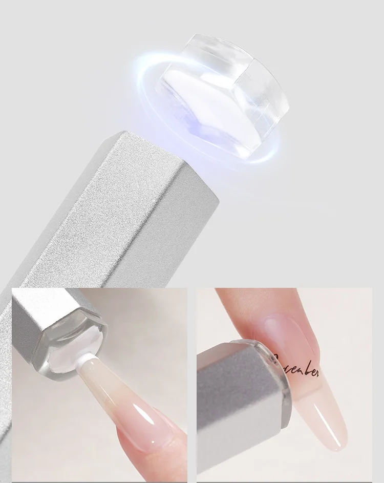 Fast dryer Handheld Rechargeable Cordless Curing nail polish Gel Portable Mini Uv Led Nail Lamp With Timer Holder Based