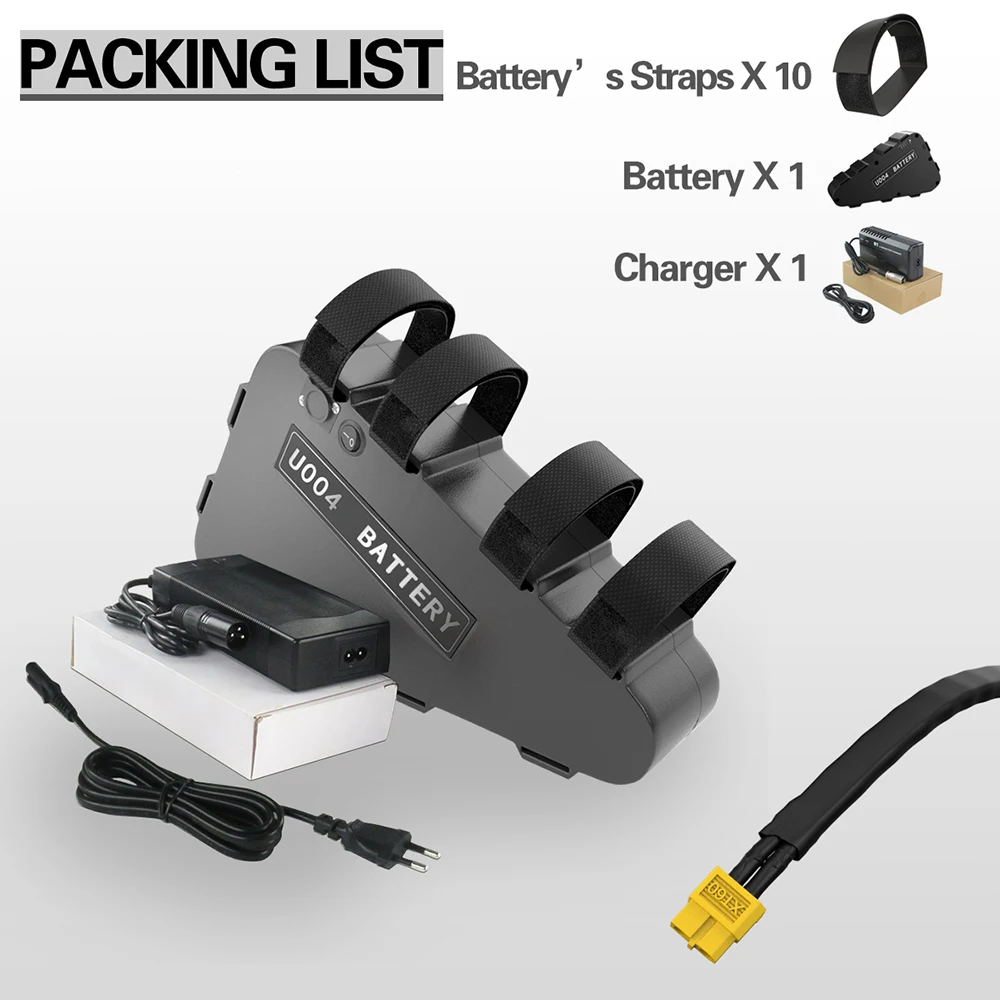 Waterproof 36V 15Ah Electric Bicycle Battery  Lithium Ion AKKU E Bike Battery Pack Rechargeable batteries