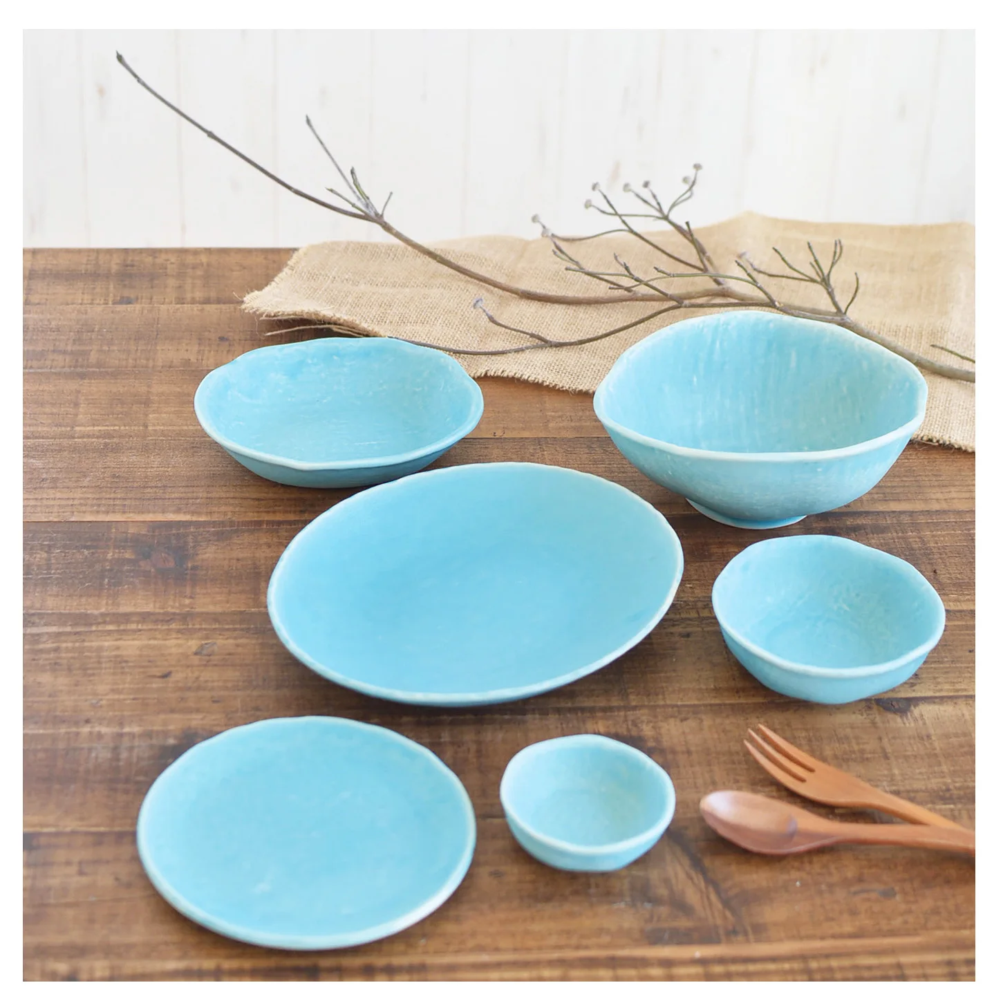 Large Oval Ceramic Porcelain Pasta Plate With A Matte Texture