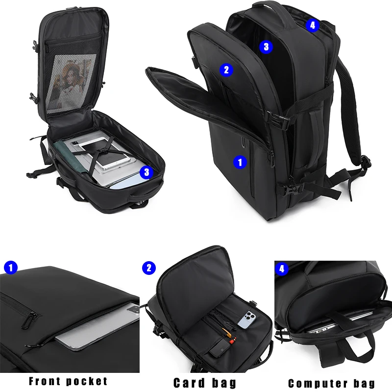 waterproof bag for men usb travel felt hiking travel laptop backpacks bag for men women students girls women