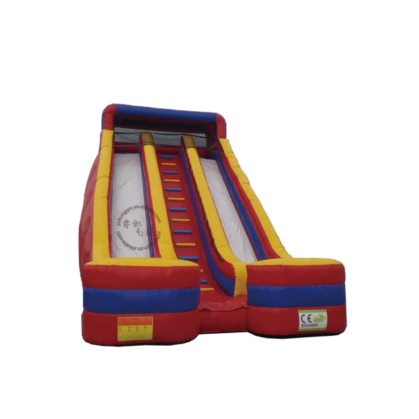 
Hot toboggan gonflable toys cheap pvc dry slides for sale 