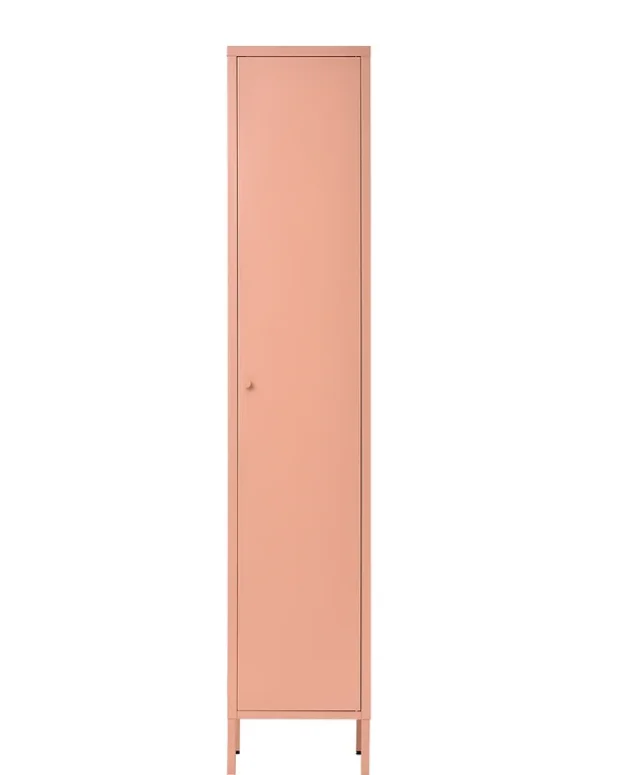 2022 Promotion pink Metal Storage Cabinet With High Feet Modern Design Wardrobe