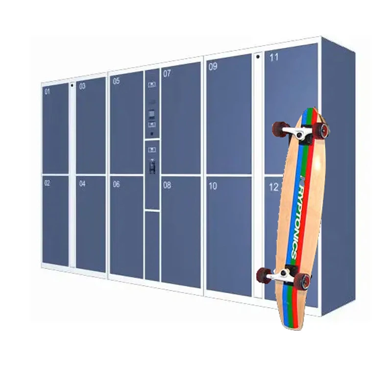 Smart locker bike locker ski locker vending machine rfid inventory management system parcel delivery