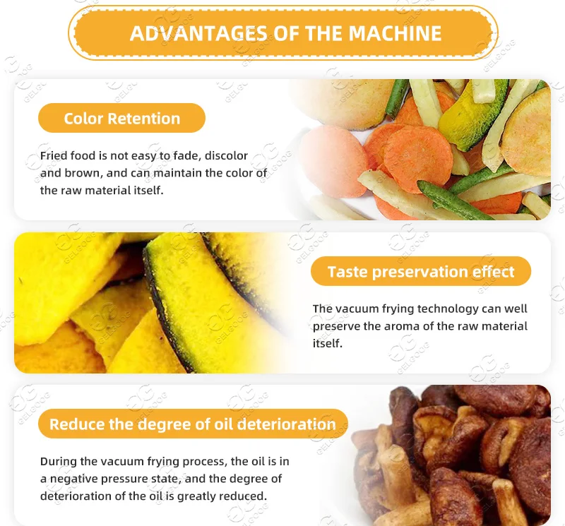 Snack Vacuum Carrot Chips Fried Machine Vacuum Fryer for Crispy Jackfruit Chips