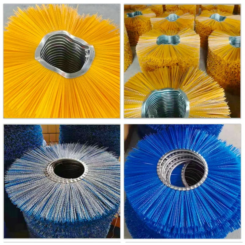 Customized Nylones Bobcat Wafer Road Sweeper Making Machine Brush