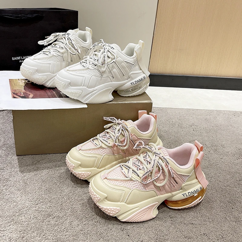 Outdoor Running Shoes Woman White Women Sneakers Scarpe Donna Breathable Zapatillas Walking Zapatos Mujer Deportivas Chaussure