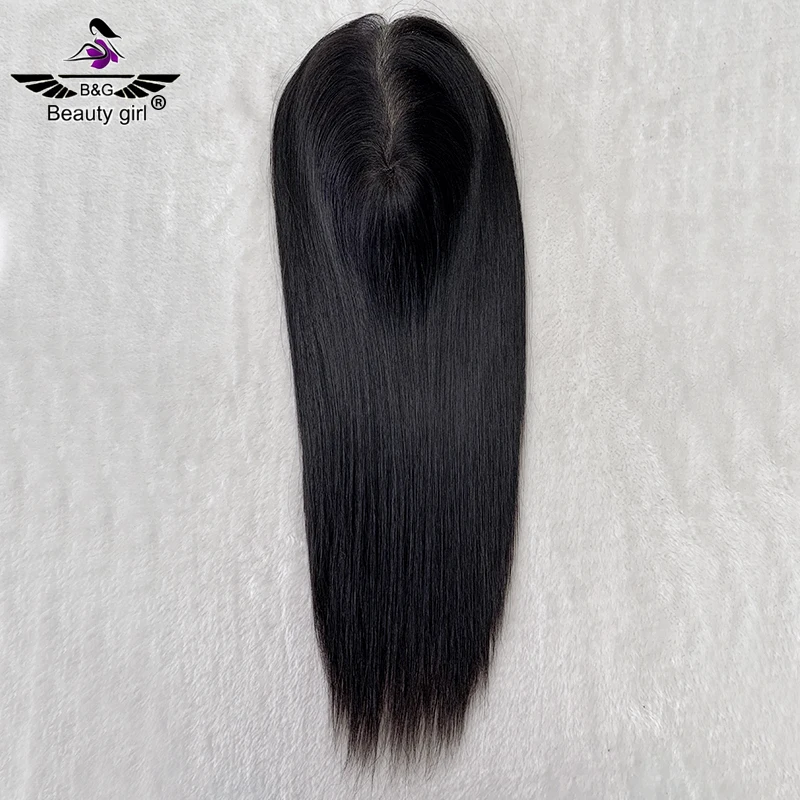 Realistic Scalp Hair System Pu Glue Skin Base Injection Toupee for Women 0.03Mm Ultra Invisible Thin Skin Toupee