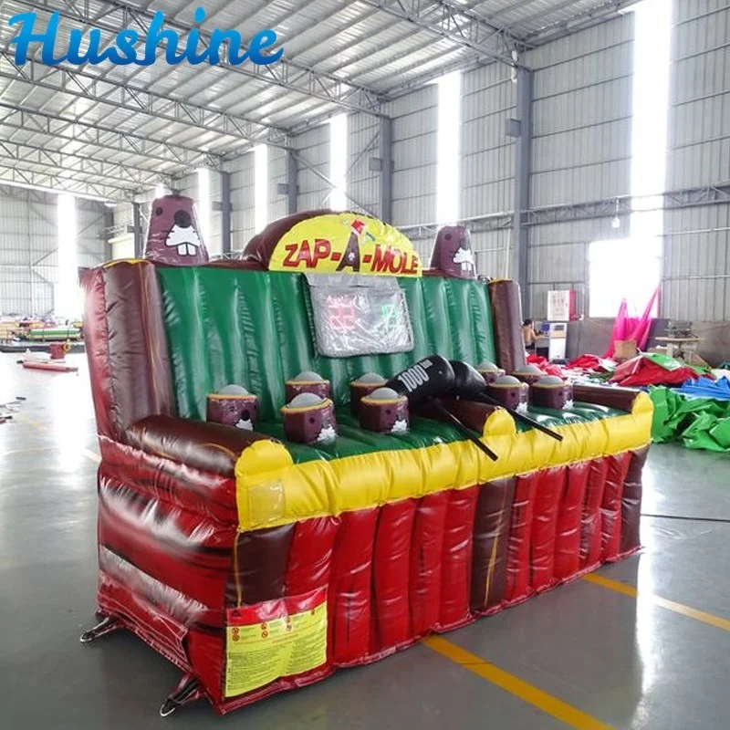 Popular New Interactive Sport Games Inflatable Zap A Mole Inflatable Whack A Mole with IPS system game