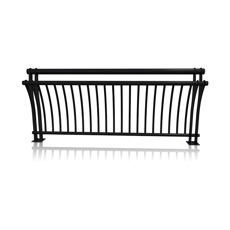 Manufacturer road traffic safety stainless steel composite pipe guardrail bridge crash barrier scenic spots and river protection