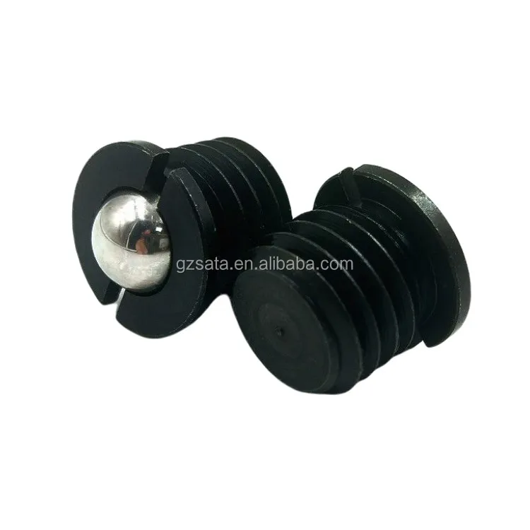 FBPJ 45H Steel Metric Threaded Flange Type Spring Ball Plunger Bolts M5X5 M6X6 M8X7 M10X9 M12X11.5 M16X16