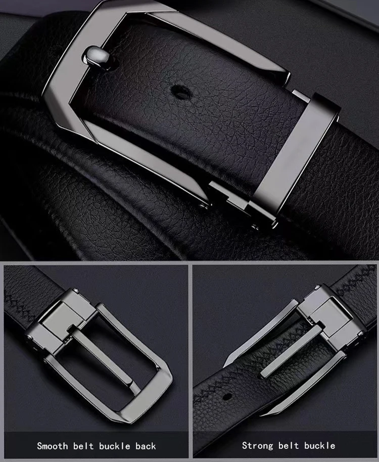 Buckle Manufacturers Vintage metal belt buckle Classic reversible zinc alloy belt buckle
