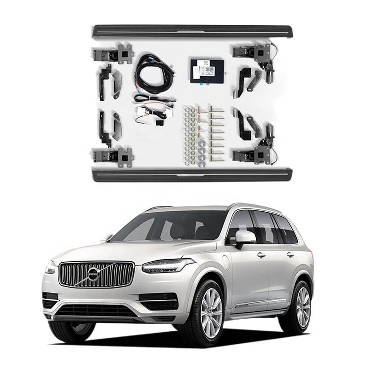 Universal Modification original aluminium folding quiet car power auto step board foot pedal side running board for Volvo XC90