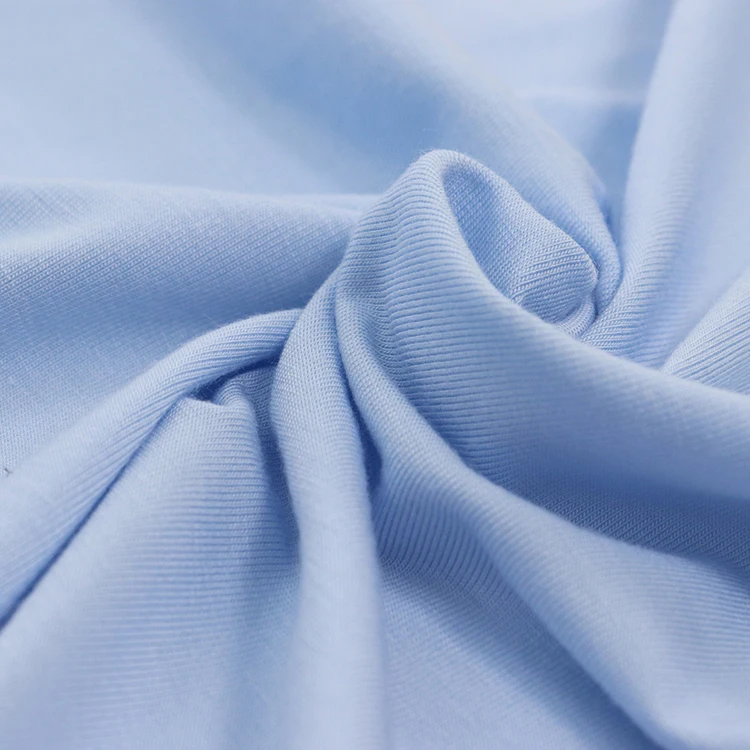 
High Quality 40s Single Jersey 92% Lenzing Modal 8% Spandex Fabric Knit 