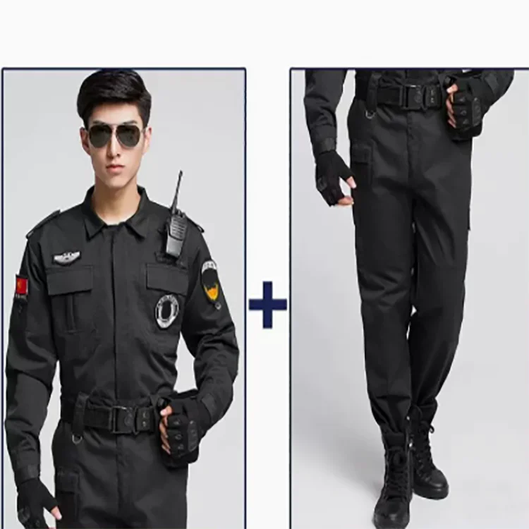 Custom Made Security Apparel Polyester Cotton Security Uniforms For Sale