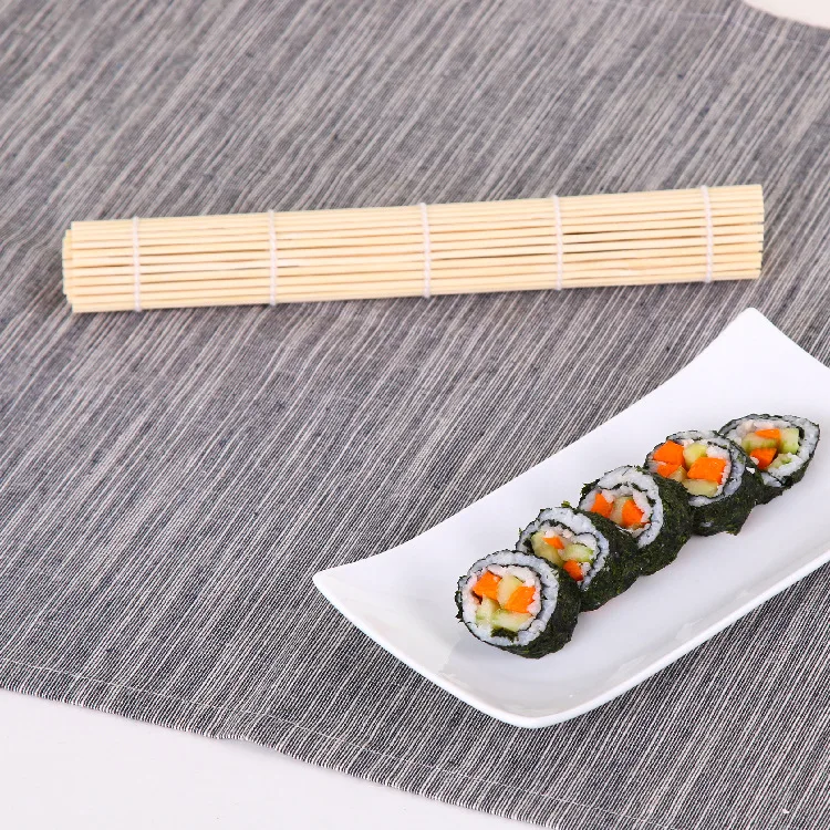 Bambus Factory Price High Quality for Bamboo Sushi Mat Eco-friendly Sushi Kits Bamboo Sushi Rolling Mat