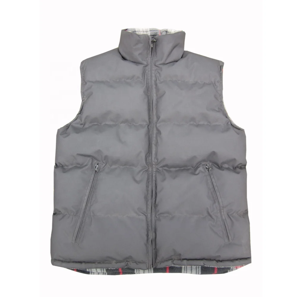 
OEM male waterproof clothing winter down waist coat for men body warmer vest 