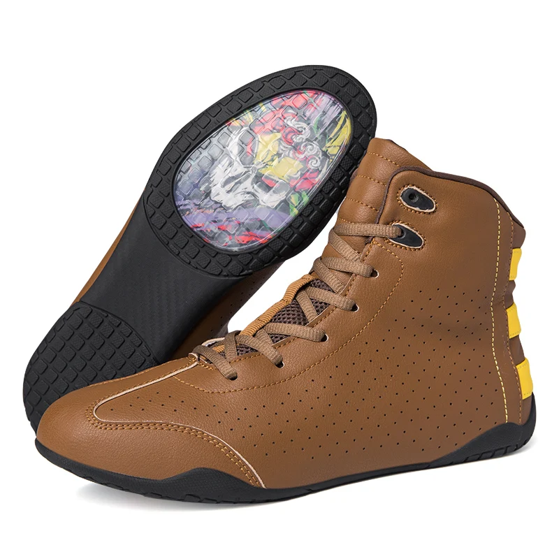 Jacquard Wrestling Shoes Combat Men's Training Shoes Mma Boots