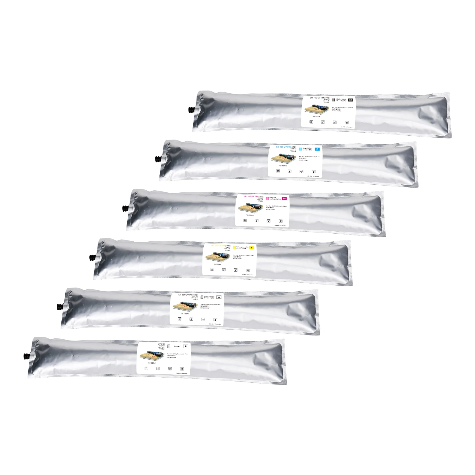 LF-140 УФ-чернила для Mimaki UJV-160 UJF-3042FX UJF-3042HG UJF-6042 Printers-600ml наборы заправки чернил