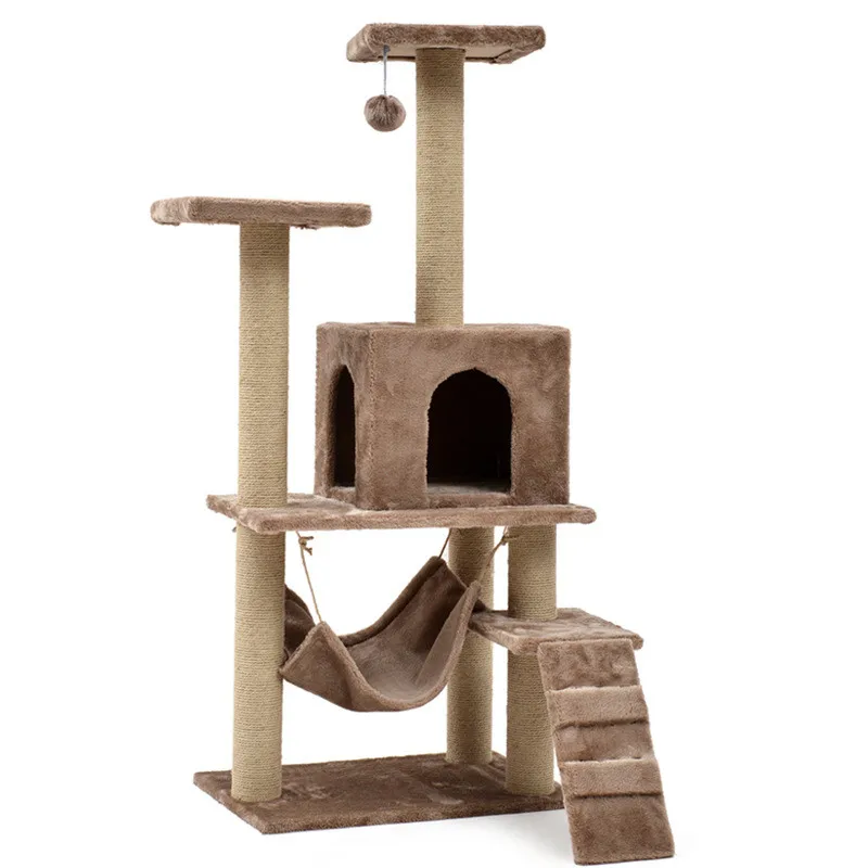 Good Quality Flush Pet Cat Climbing Frame environmental Protection Board-post Large Cat House Furniture