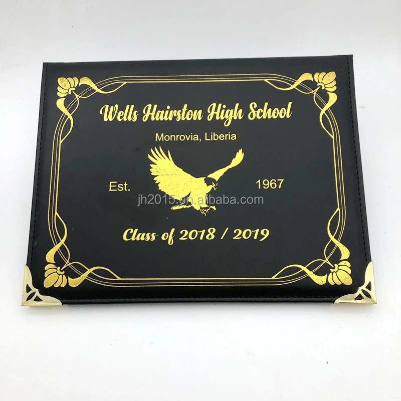 Кожаная папка для диплома А4 нового дизайна, кожаный держатель для сертификата диплома, кожаная папка для сертификата А4