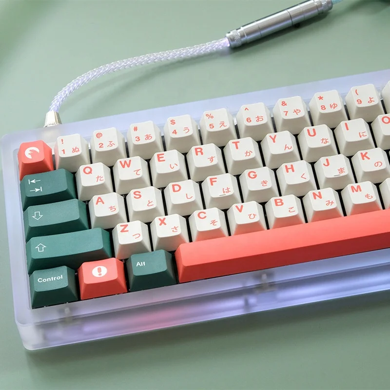 Клавиши PBT с сублимационной печатью GMK Kaiju колпачки для клавиш JP/US вишневым профилем ISO Enter 6U 6.5U 7U